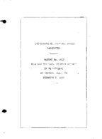 Interstate Commerce Commision Report of the Accident  Investigation Occuring on the ILLINOIS TERMINAL RAILROAD COMPANY REUTERS IL