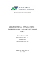 Joint Removal Implications  Thermal Analysis and LifeCycle Cost