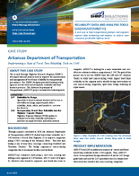 Case Study Arkansas Department of Transportation Implementing a Suite of Travel Time Reliability Tools on I540