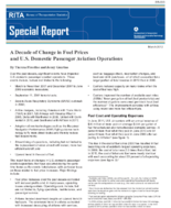 A Decade of Change in Fuel Prices and US Domestic Passenger Aviation Operations
