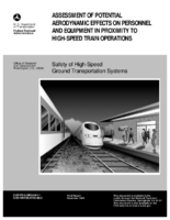 Safety of HighSpeed Ground Transportation Systems Assessment of Potential Aerodynamic Effects on Personnel and Equipment in Proximity to HighSpeed Train Operations