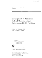 Development of Additional Federal Outdoor Impact Laboratory FOIL Facilities Volume II Validation of the FOIL Pendulum Upgrade