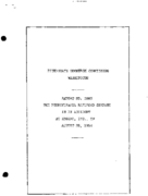 Interstate Commerce Commision Report of the Accident  Investigation Occuring on the PENNSYLVANIA KOKOMO IN