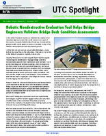 Robotic Nondestructive Evaluation Tool Helps Bridge Engineers Validate Bridge Deck Condition Assessments