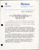 Remarks Prepared for Delivery by Secretary of Transportation Elizabeth Hanford Dole at the Hugh OBrian Youth Foundation Dinner Albert Schweitzer Award