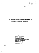 The Relation to Accident of Physical Defects Noted in Standards CAA Medical Examinations