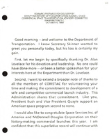 Deputy Secretary of Transportation Elaine Chao Speeches October 1989