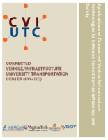 Applications of Connected Vehicle Infrastructure Technologies to Enhance Transit Service Efficiency and Safety App Architectural Framework