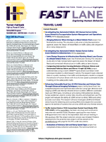 Fast Lane  Exploring Human Behavior  Volume 18