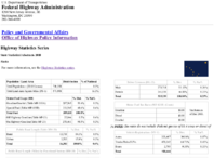 Highway Statistics Series State Statistical Abstracts 2010  Alaska