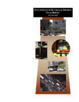 Effectiveness of Bus Signal Priority  Final Report