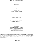 Bridge deck deterioration study  final report