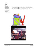 Prototype design of a collision protection system for cab car engineers  fabrication and test