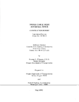 Brugg Cable Mesh Rockfall Fence  construction report