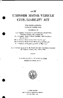 Uniform Act Regulating Traffic on Highways