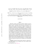 Learning Traffic Flow Dynamics Using Random Fields