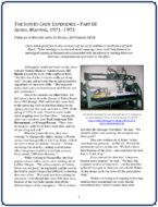 The Survey Crew Experience  Part III Aerial Mapping 19711972