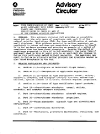 AC 2311 Type Certification of Very Light Airplanes with  Powerplants and Propellers Certificated to Parts 33 and 35 of the Federal Aviation Regulations