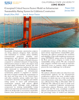 Conceptual Critical Success Factors Model on Infrastructure Sustainability Rating System for California Construction Projects Brief