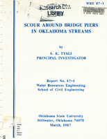 Scour Around Bridge Piers in Oklahoma Streams Interim