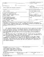 Final Report for Project 356356