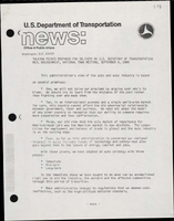 Talking Points Prepared for Delivery by US Secretary of Transportation Neil Goldschmidt National Town Meeting