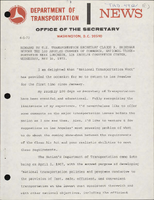 Remarks by US Transportation Secretary Claude S Brinegar Before the Los Angeles Chamber of Commerce National Transportation Week Luncheon