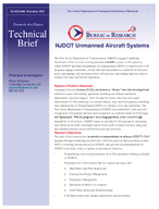 NJDOT Unmanned Aircraft Systems Technical Brief