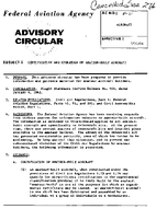 AC 2027 Certification and Operation of AmateurBuilt Aircraft