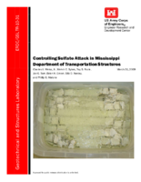 Controlling Sulfate Attack in Mississippi Department of Transportation Structures 200903
