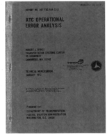 ATC operational error analysis