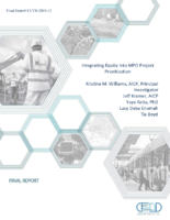 Integrating Equity into MPO Project Prioritization