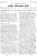 Investigation of Aircraft Accident PAN AMERICAN AIRWAYS NEW ORLEANS LOUISIANA 19461219