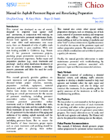 Manual for Asphalt Pavement Repair and Resurfacing Preparation Research Brief