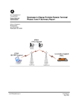 Employeeincharge portable remote terminal phases 3 and 4 summary report