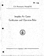 CAM 42 Irregular Air Carrier Certification And Operation Rules
