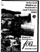 Selected Highway Statistics and Charts 1992