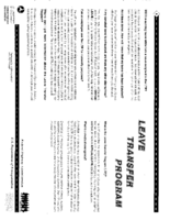 Leave Transfer Program