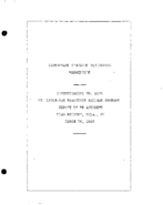Interstate Commerce Commision Report of the Accident  Investigation Occuring on the ST LOUISSAN FRANCISCO RAILWAY BRISTOW OK