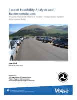 Transit Feasibility Analysis and Recommendations  ArapahoRoosevelt National Forest Transportation System Alternatives Study
