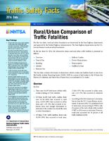 Traffic Safety Facts 2016 Data RuralUrban Comparison of Traffic Fatalities