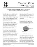 Passive Alcohol Sensors Tested in 3 States for Youth Alcohol Enforcement