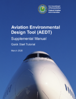 AEDT Supplemental Manual Quick Start Tutorial