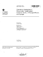 Operational Assessment of Paralympics Transit Systems  LowFloor Buses LiftEquipped Buses and Signage