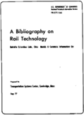 A Bibliography on Rail Technology