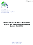 Maintenance and Continued Development of the IISTPS Transportation Information System TRANSWEB