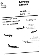 AC 238A Flight Test Guide for Certification of Part 23 Airplanes