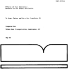 Effects of Taxi Regulatory Revision in San Diego California