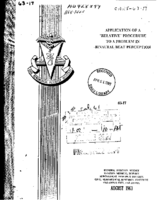 Application of a relative procedure to a problem in binaural beat perception