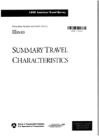 1995 American Travel Survey Summary Travel Characteristics Illinois